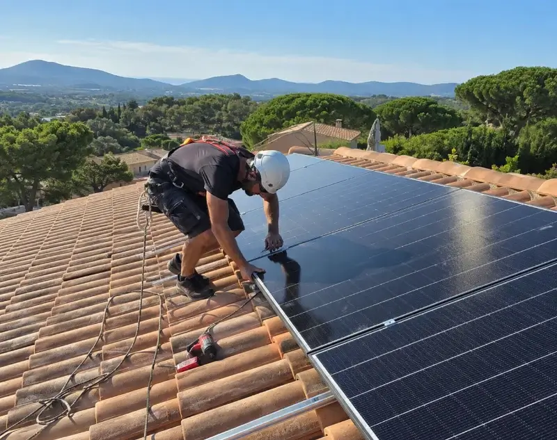 Installateur panneaux solaires Géronce — pose photovoltaïque sur toiture