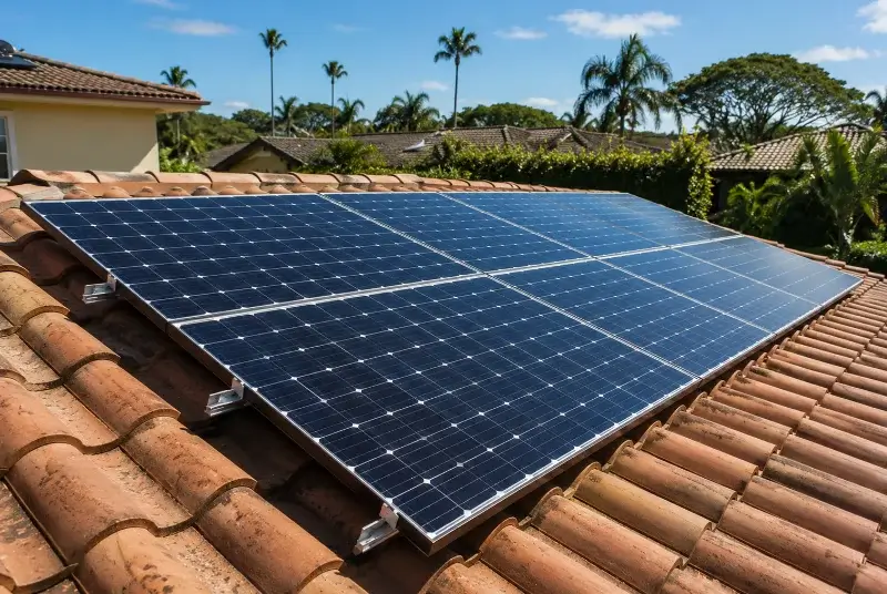 Installation de panneaux solaires à Géronce